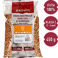 Деревна щепа для копчення/грилю, вільха - 450 г (клас 2)