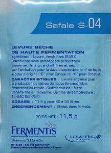 Дріжджі пивні SAFALE S-04, 11,5г
