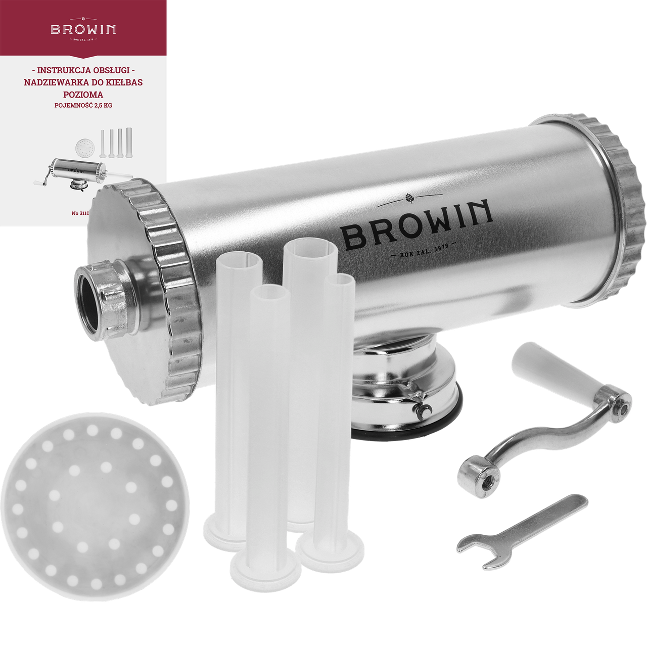 Ковбасниця горизонтальна - 2,5 кг Browin — изображение 4