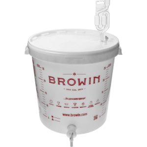 Browin Ємність для ферментації, 30 л + кран та 3 гідрозатвори