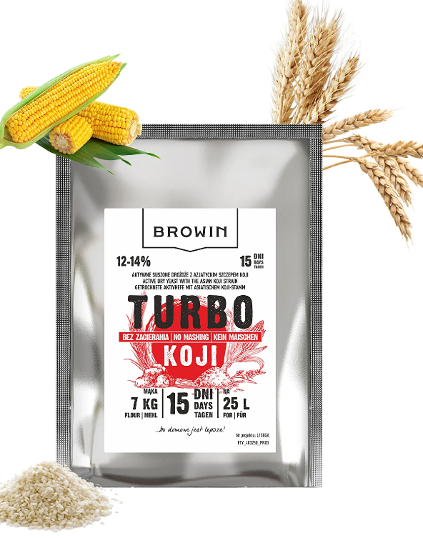 Дріжджі для зернових браг Turbo Koji, 50 г