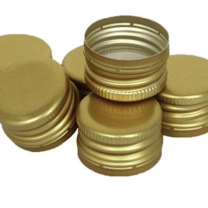 Кришка для пляшок з під горілки різьбова 31,5*18мм, золота - 10шт