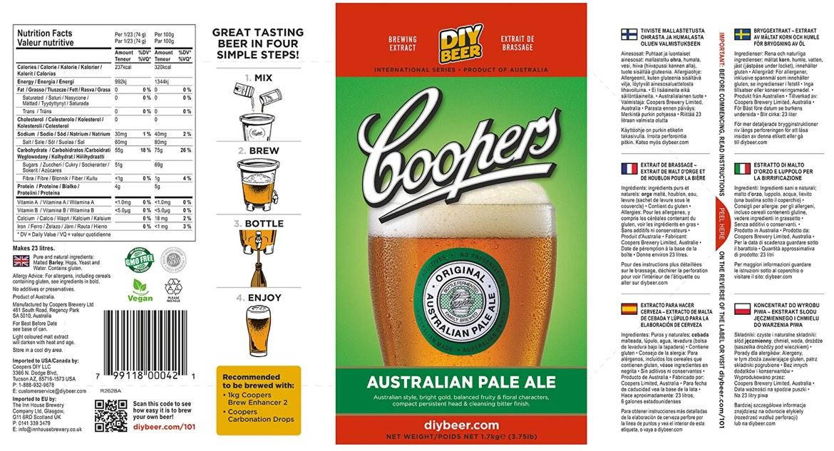 Coopers Хмільний солодовий екстракт Australian PaleAle, 1,7 кг — изображение 3