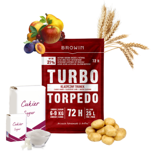 Дріжджі Browin Turbo Torpedo 72H, 21%