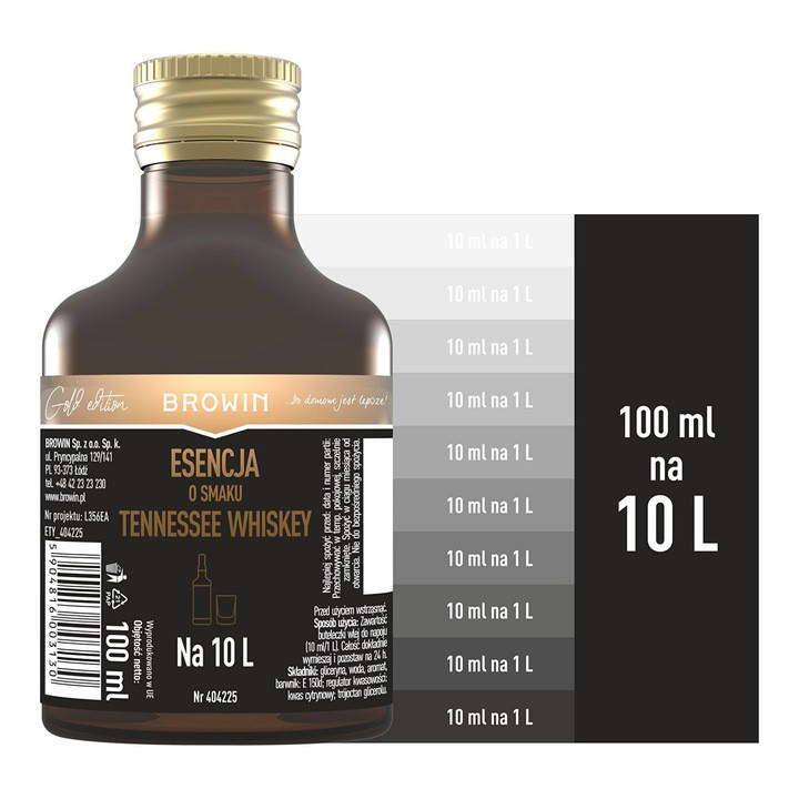 Ароматизатор есенція смакова Browin Tennessee Whiskey, 100 мл на 10л — изображение 3