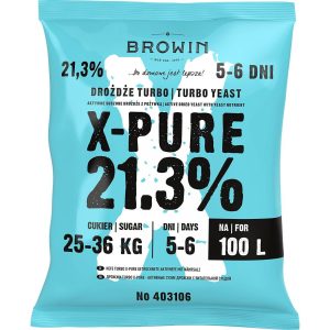Дріжджі Turbo X-Pure 21,3% Browin 360г на 100л