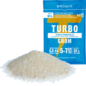 Дріжджі Turbo Grom 5-7 днів, 85 г на 25л Browin