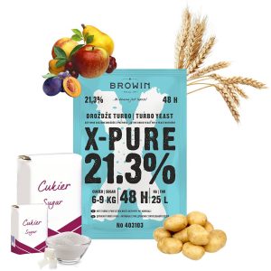 Browin Дріжджі Turbo X-Pure 21,3%, 48 год на 25 л