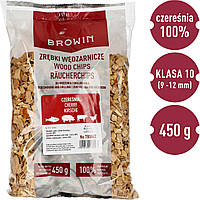 Деревна тріска для копчення/грилю, вишня - 450 г (клас 10)