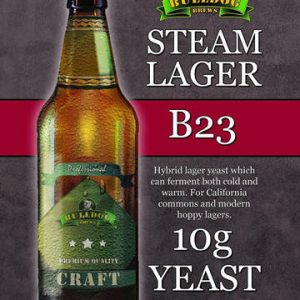 Сухі пивоварні дріжджі BullDog B23 Steam Lager, 10 м