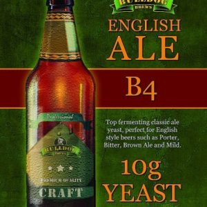Сухі пивоварні дріжджі BullDog B4 English Ale, 10 м