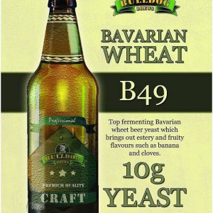 Сухі пивоварні дріжджі BullDog B49, Bavarian Wheat, 10 м
