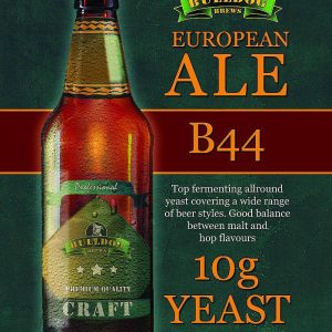 Сухі пивоварні дріжджі BullDog B44, European Ale, 10 м