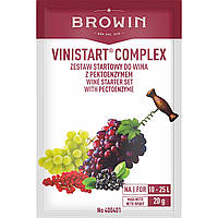 BIOWIN Vinistart Complex Набор стартовый для вина с ферментами, 20г