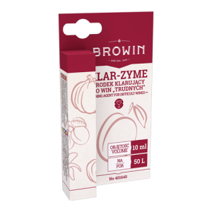 Освітлювач для "складних" вин Klar-zyme до 50л, Browin