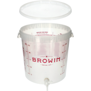 Ємність прозора для бродіння з краном - 30 л, Browin