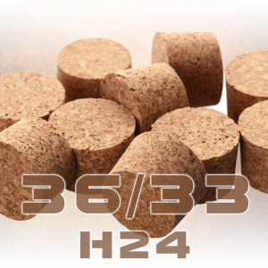 Корок конусний 36/33*H24 мм