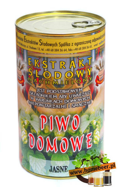 Солодовий екстракт, світлий Ekstrakt Slodowy Piwo Domowe JASNE