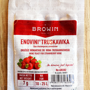 Сухі дріжджі Enovini для полуниці Browin 400302