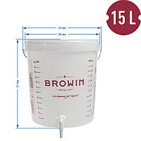 Ємність для бродіння з краном - 15л Browin