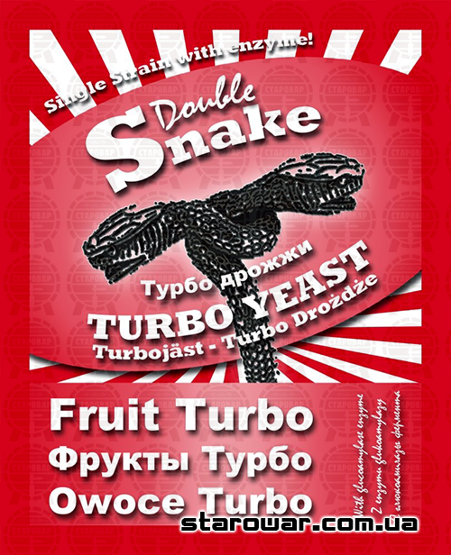 Snake Дріжджі Turbo Fruit для фруктів і ягід — изображение 2