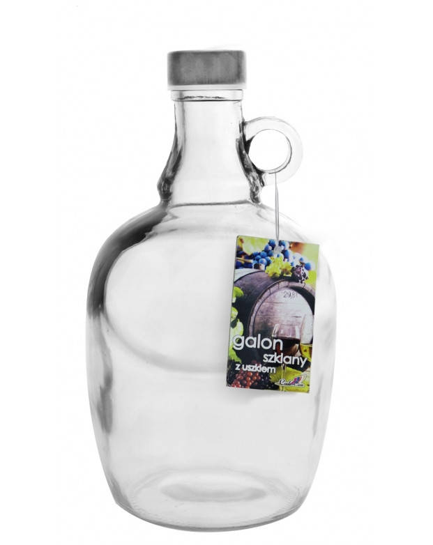 Пляшка з нарізним корком, 1 л