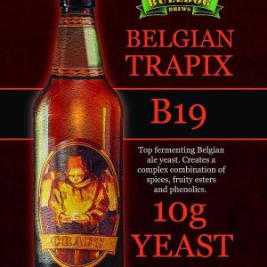 Сухі пивоварні дріжджі BullDog B19 Belgian Trapix, 10 г