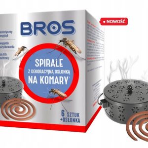 Bros Спиралі від комарів (6шт) + металева чаша
