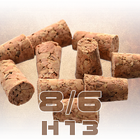 Пробка конусна 8/6*13мм
