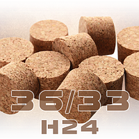 Корок конусний 36/33*H24 мм