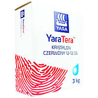 Yara Kristalon Добриво гранульоване 12-12-36+Mikro, 3 кг