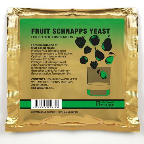 Дріжджі для фруктових браг на 25л Fruit Schnapps Prestige 22676 - Зображення 2