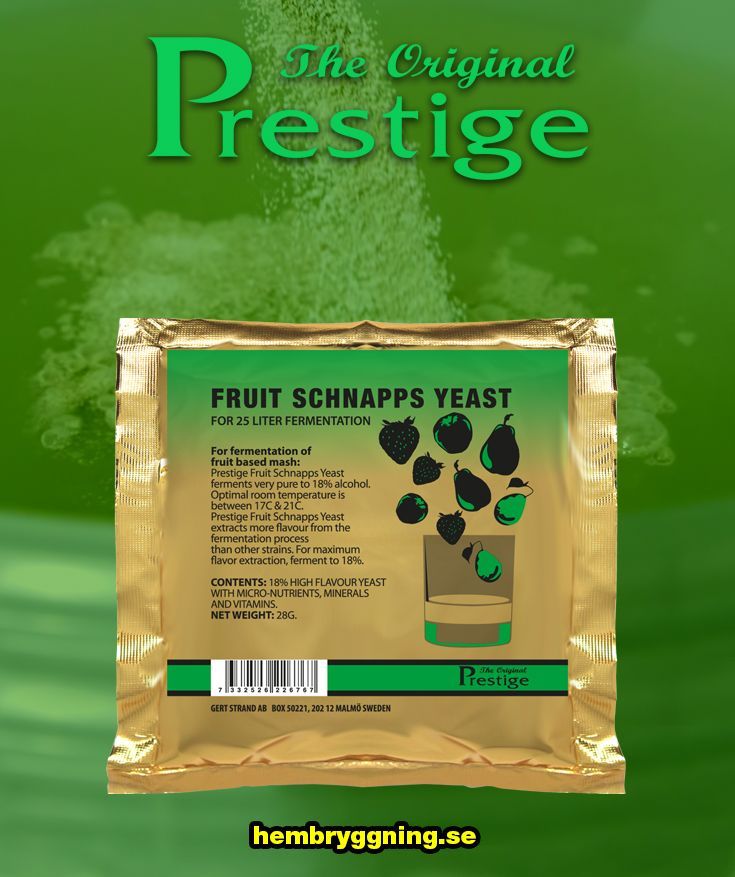 Дріжджі для фруктових браг на 25л Fruit Schnapps Prestige 22676 - Зображення 3